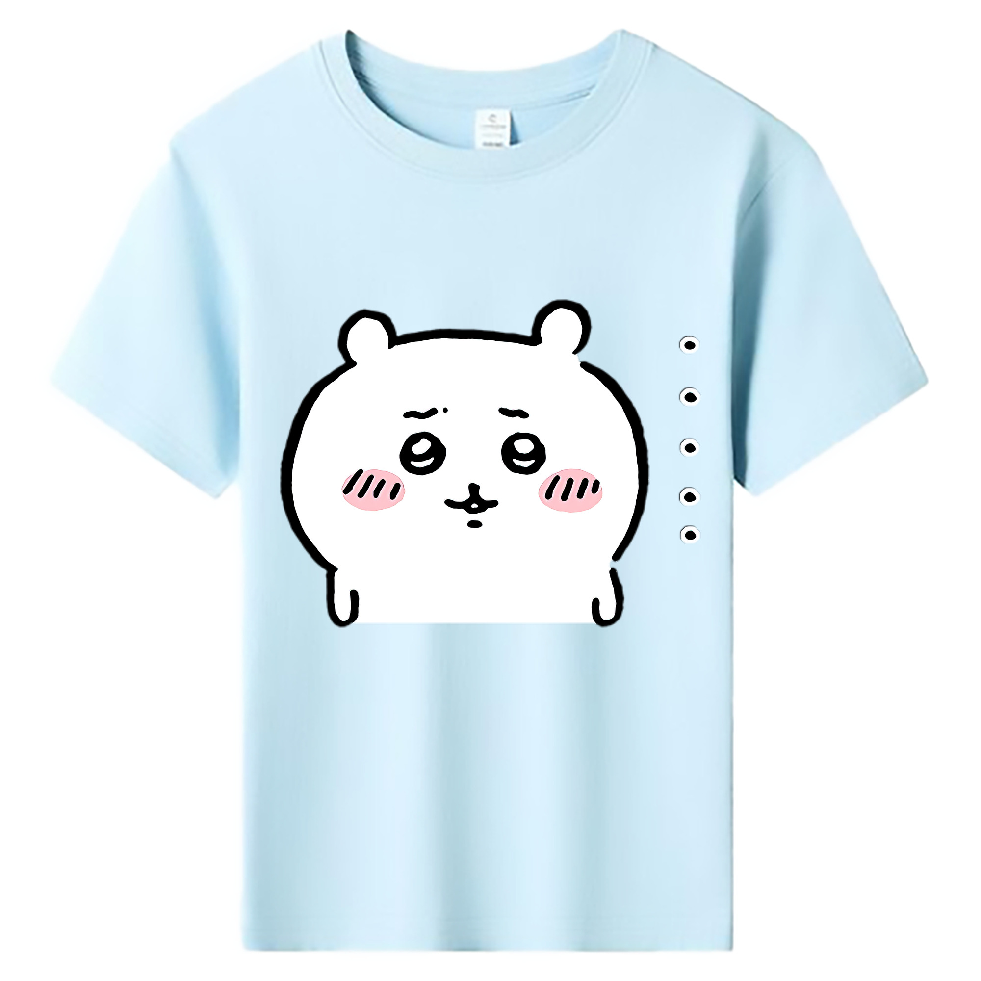 （画像用） ちいかわ ちいかわ Chii-kawa chiikawa 綿100％キッズTシャツ（フロントプリント）